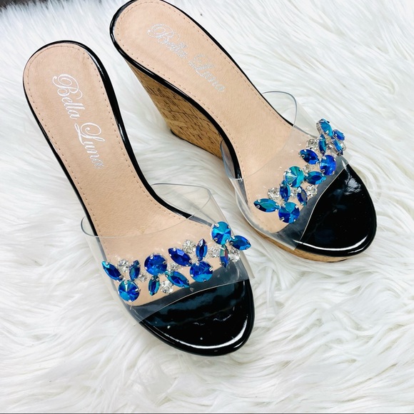 Black clear cork wedge - Picture 4 of 7